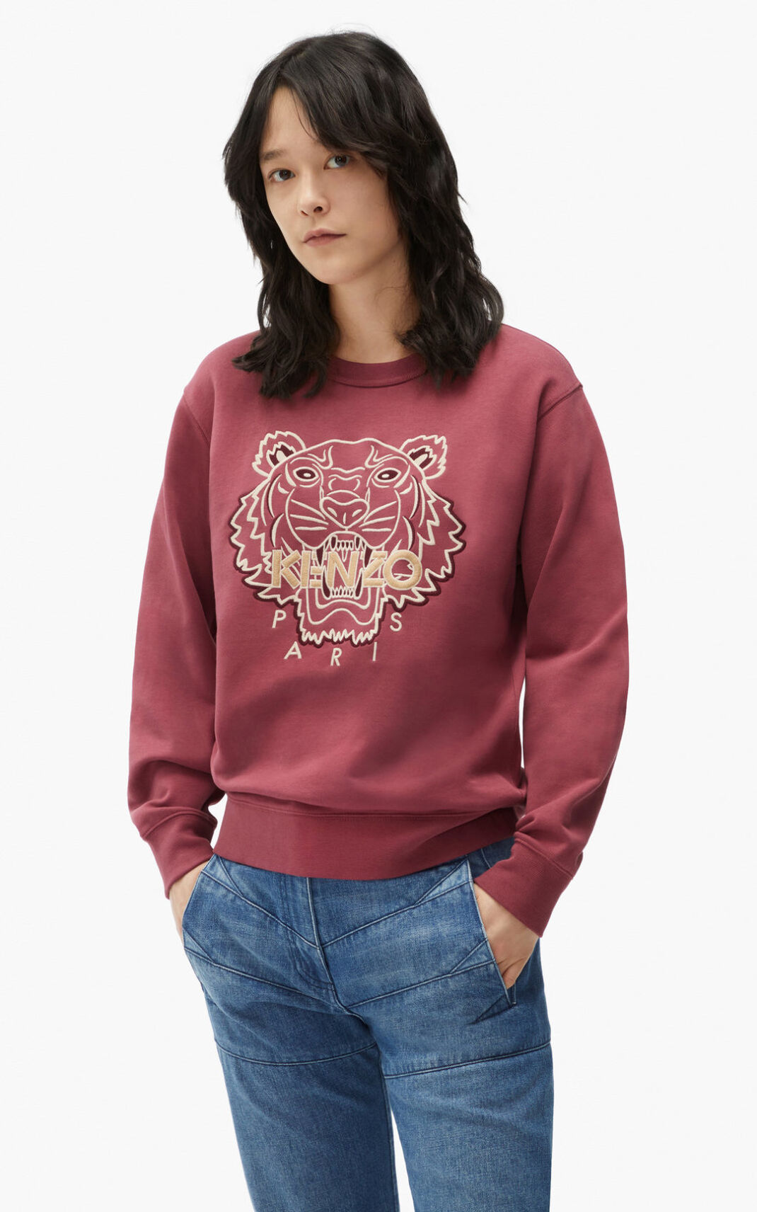 Kenzo Tiger Sweatshirt Dame - Sort DK-327875